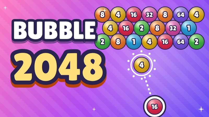 Bubble 2048 — play free